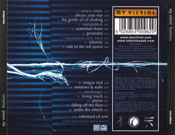 My Vitriol - Finelines | Infectious Records (infect96cd) - main