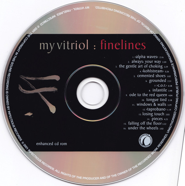 My Vitriol - Finelines | Infectious Records (infect96cd) - 2