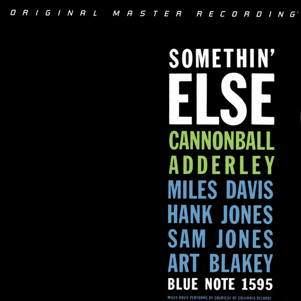 Cannonball Adderley - Somethin' Else | Mobile Fidelity Sound Lab (UDSACD 2270) - main