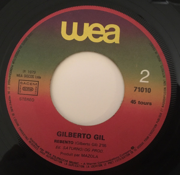Gilberto Gil - Baiana | Wea (71 010) - 4