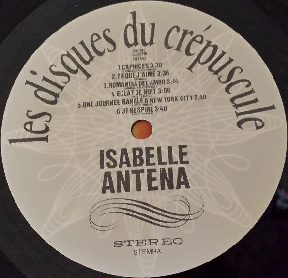Isabelle Antena - Tous Mes Caprices | Les Disques Du Crépuscule (TWI 842) - 4 Isabelle Antena - Tous Mes Caprices | Les Disques Du Crépuscule (TWI 842) - 4