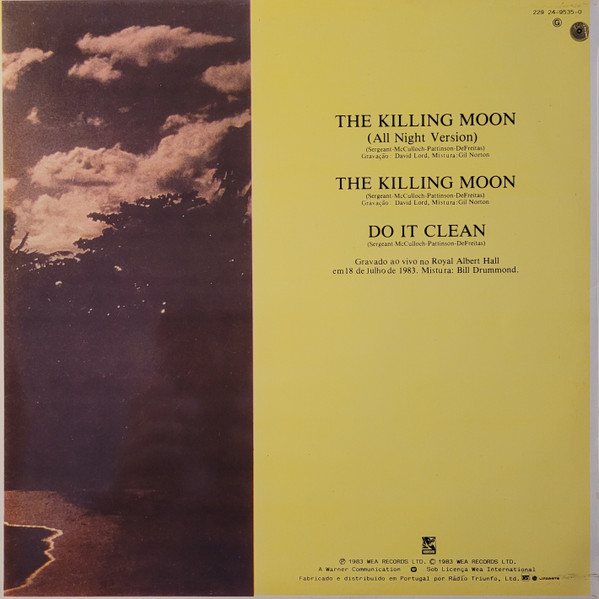 Echo & The Bunnymen - The Killing Moon (All Night Version) | Korova (24-9535-0) - 2