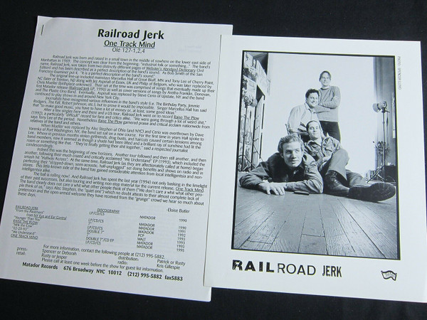 Railroad Jerk - One Track Mind | Matador (OLE 127-2) - 4