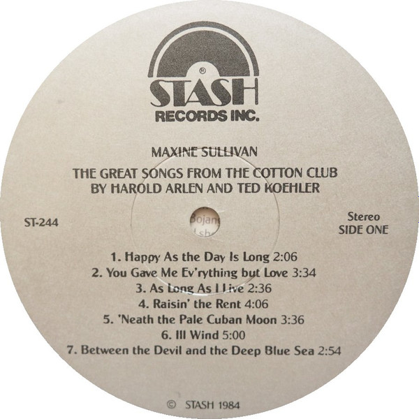 The Great Songs From The Cotton Club