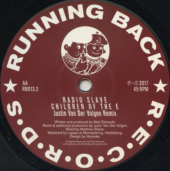 Radio Slave - Children Of The E | Running Back (RB013.3) - 3 Radio Slave - Children Of The E | Running Back (RB013.3) - 3