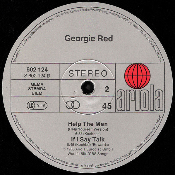 Georgie Red - Help The Man | Ariola (602 124) - 4