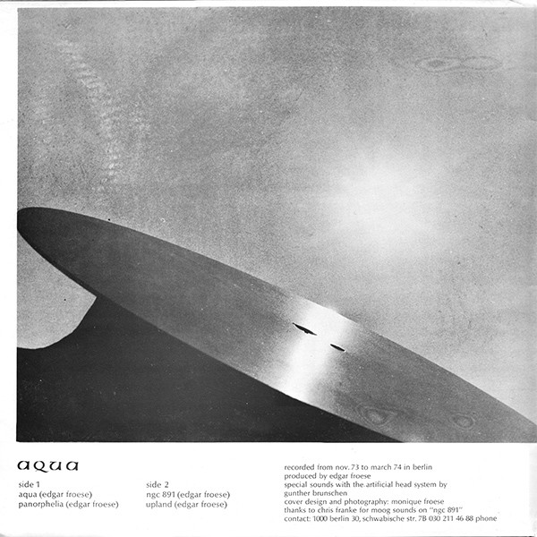 Edgar Froese - Aqua | Virgin (V 2016) - 3