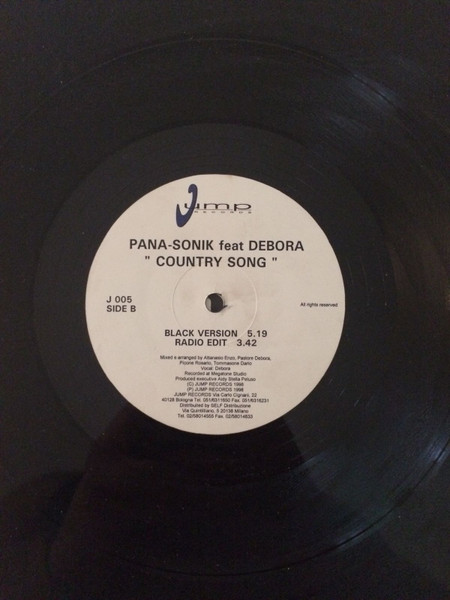 Pana-Sonik - Country Song | Jump Records (J 005) - 3
