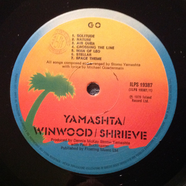 Stomu Yamash'ta / Steve Winwood / Michael Shrieve - Go | Island Records (ILPS 19387) - 2
