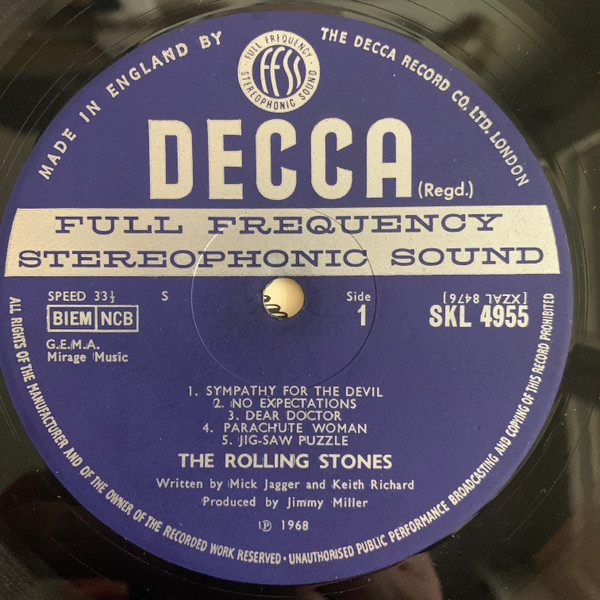 The Rolling Stones - Beggars Banquet | Decca (SKL.4955) - 3