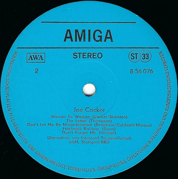 Joe Cocker - Joe Cocker | AMIGA (8 56 076) - 4 Joe Cocker - Joe Cocker | AMIGA (8 56 076) - 4