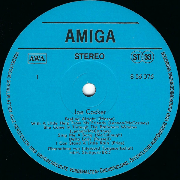 Joe Cocker - Joe Cocker | AMIGA (8 56 076) - 3 Joe Cocker - Joe Cocker | AMIGA (8 56 076) - 3