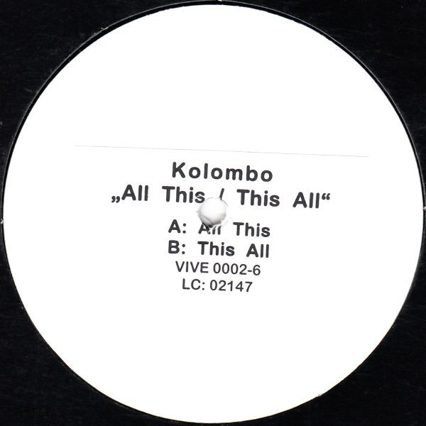 Kolombo - All This / This All | Vice Versa Recordings (VIVE 0002-6)