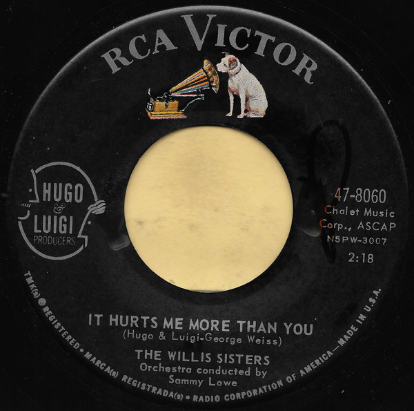 The Willis Sisters - Ain't Gonna Be No Twistin' | RCA Victor (47-8060) - 2