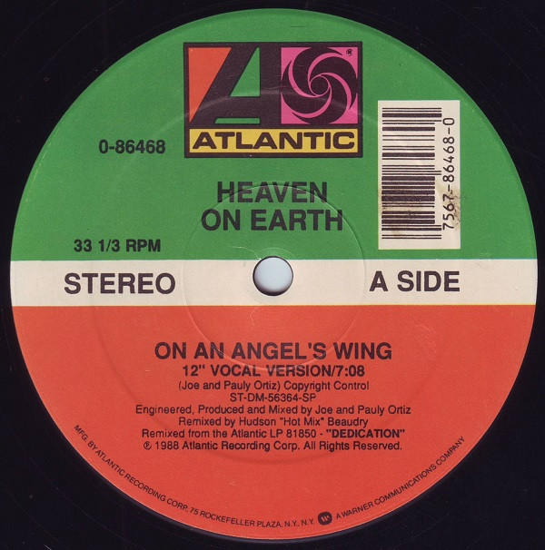 Heaven On Earth - On An Angel's Wing | Atlantic (0-86468)