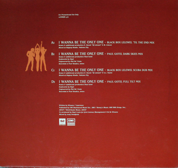 Eternal - I Wanna Be The Only One | EMI United Kingdom (12EMDJD 472) - 2