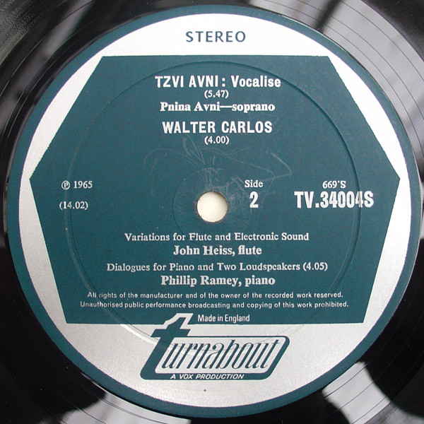 Various - Electronic Music | Turnabout (TV 34004S) - 4 Various - Electronic Music | Turnabout (TV 34004S) - 4
