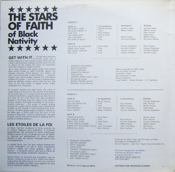 The Stars Of Faith - Gospel Song Negro Spirituals | Disques Festival (ALBUM 161)