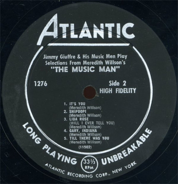 Jimmy Giuffre & His Music Men - The Music Man | Atlantic (1276) - 4