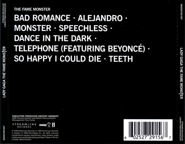 Lady Gaga - The Fame Monster | Streamline Records (0602527291567) - main