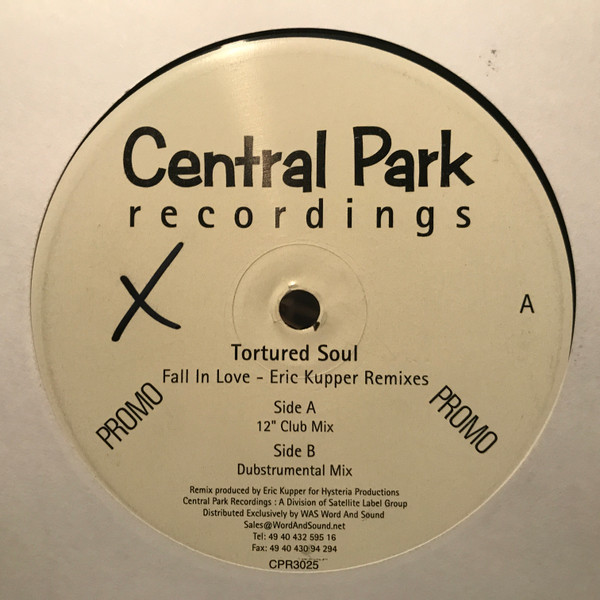 Tortured Soul - Fall In Love (Eric Kupper Mixes) | Central Park Recordings (CPR3025)