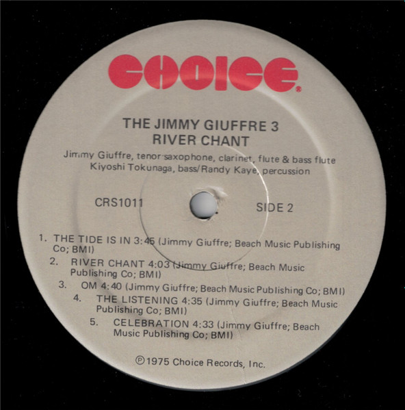 The Jimmy Giuffre Trio - River Chant | Choice (CRS 1011) - 4 The Jimmy Giuffre Trio - River Chant | Choice (CRS 1011) - 4