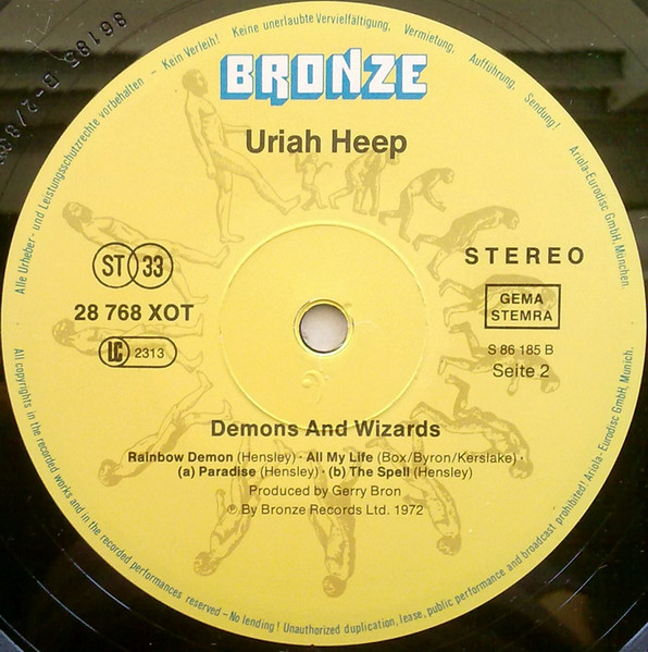 Uriah Heep - Demons And Wizards | Bronze (28 768-270) - 4