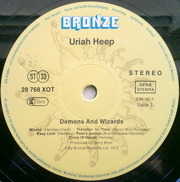 Uriah Heep - Demons And Wizards | Bronze (28 768-270) - 3