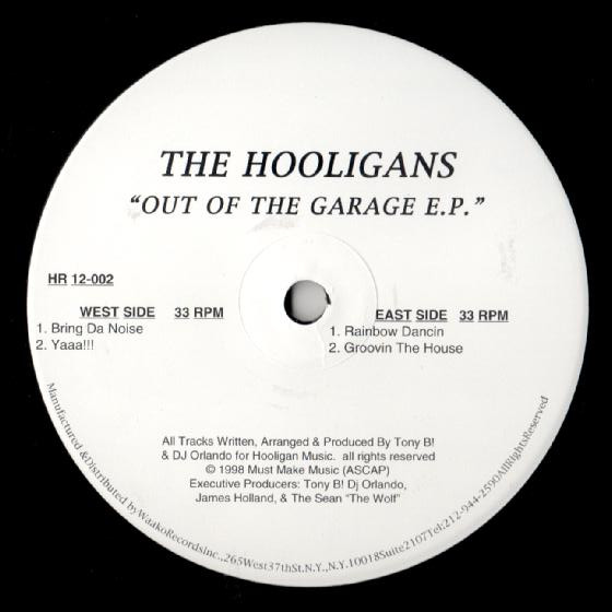 The Hooligans - Out Of The Garage EP | Hooligan Records (HR 12-002) - main The Hooligans - Out Of The Garage EP | Hooligan Records (HR 12-002) - main