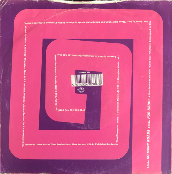 Dee Dee Brave - So Many Roads | Champion (CHAMP 280) - 2