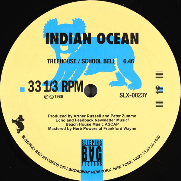 Indian Ocean - School Bell / Treehouse | Sleeping Bag Records (SLX-0023)