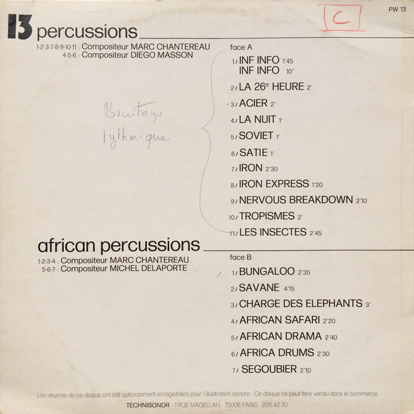 Various - Percussions / African Percussions | Patchwork (PW 13) - 2 Various - Percussions / African Percussions | Patchwork (PW 13) - 2
