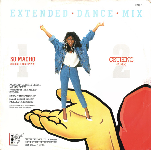 Sinitta - So Macho! | Fanfare Records (12 FAN 7) - 2
