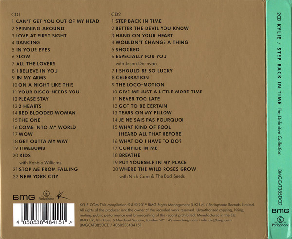 Kylie Minogue - Step Back In Time (The Definitive Collection) CD | BMG (BMGCAT385DCD) - 4