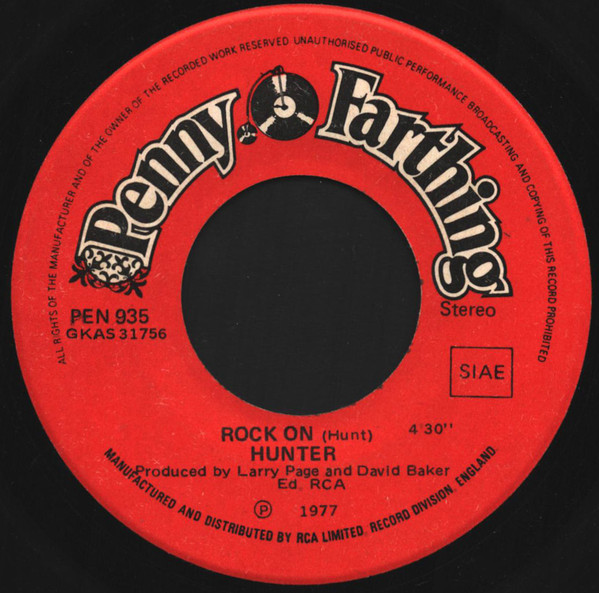 Hunter - Rock On / Real Life Game | Penny Farthing (PEN 935) - 4