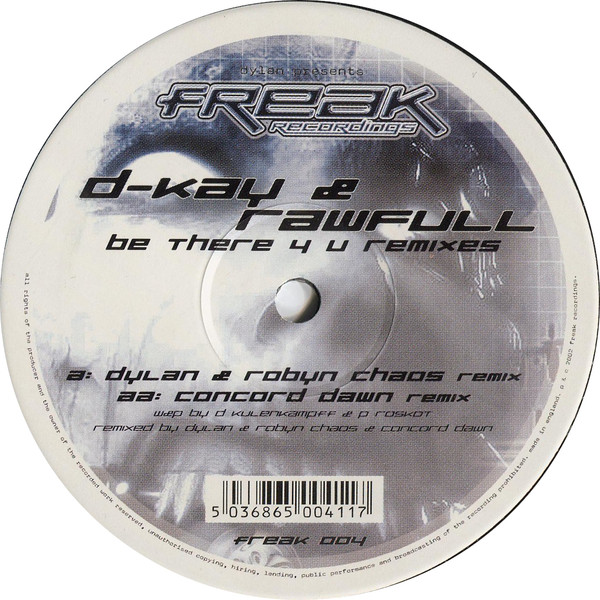 DKay & Rawfull - Be There 4 U (Remixes) | Freak Recordings (FREAK004) - main