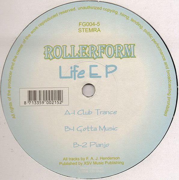 Rollerform - Life EP | Flower Grooves (FG004-5) - main Rollerform - Life EP | Flower Grooves (FG004-5) - main