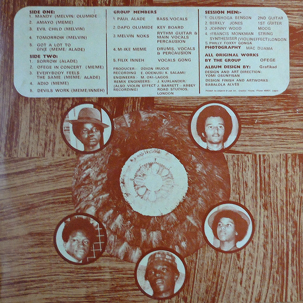 Ofege - The Last Of The Origins | EMI (NEMI (LP) 0150) - 2