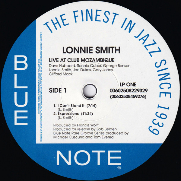 Lonnie Smith - Live At Club Mozambique | Blue Note (0822932)