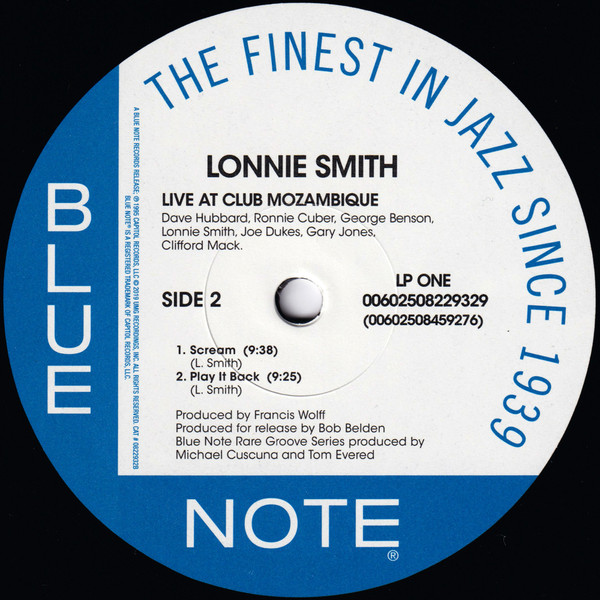 Lonnie Smith - Live At Club Mozambique | Blue Note (0822932) - 3 Lonnie Smith - Live At Club Mozambique | Blue Note (0822932) - 3