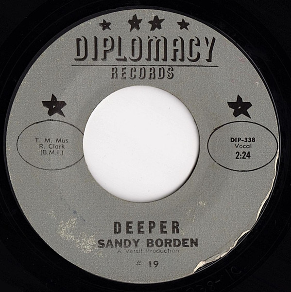 Sandy Borden - Deeper | Diplomacy Records (# 19) - main