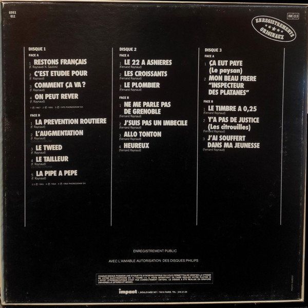 Fernand Raynaud - Fernand Raynaud | Impact (6993 011) - 2