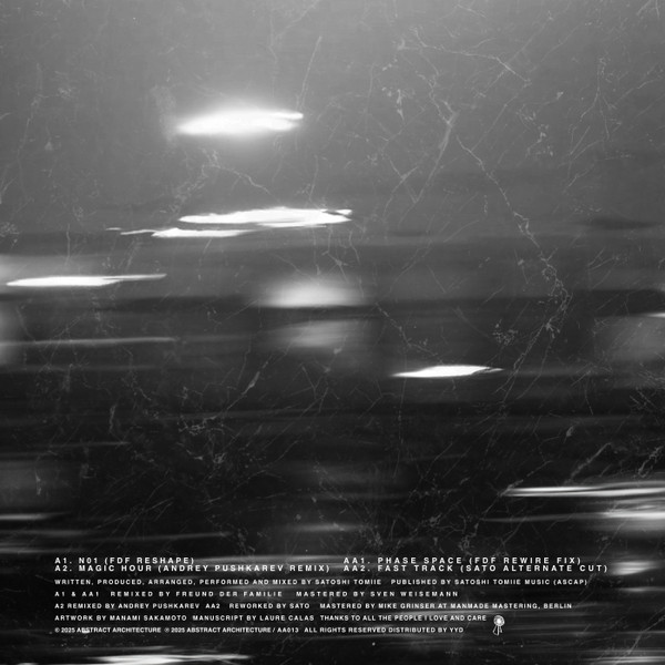 Satoshi Tomiie - Phase Space | Abstract Architecture (AA013) - 2 Satoshi Tomiie - Phase Space | Abstract Architecture (AA013) - 2