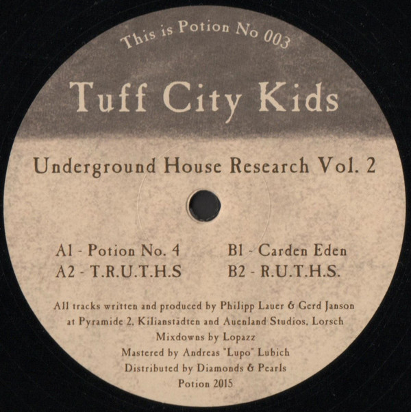 Tuff City Kids - Underground House Research Vol. 2 | Potion (POTION 003) - main