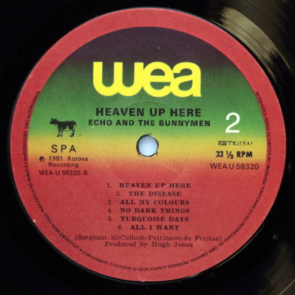 Echo & The Bunnymen - Heaven Up Here | WEA (U 58320) - 4