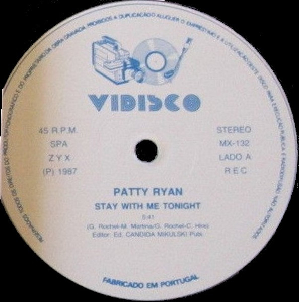 Patty Ryan - Stay With Me Tonight | Vidisco (MX-132) - 2