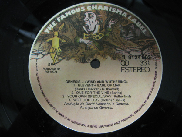 Genesis - Wind & Wuthering | Charisma (9124 003) - 3