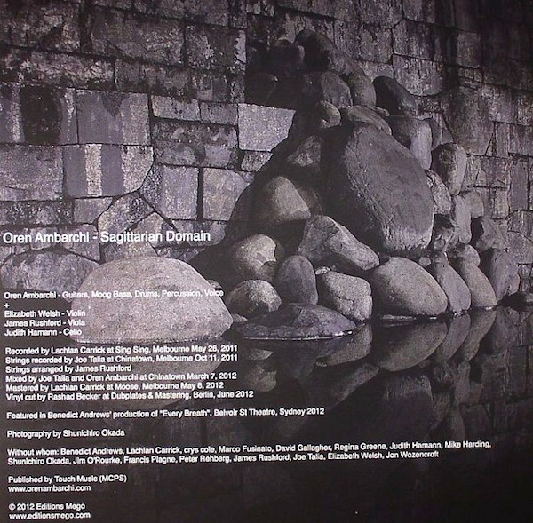 Oren Ambarchi - Sagittarian Domain | Editions Mego (eMego 144) - 2