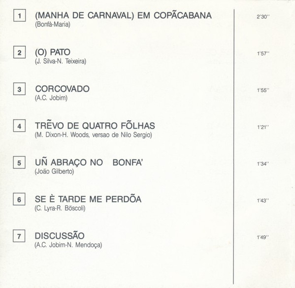João Gilberto - Gilberto & Jobim | Odeon (CDPM 7920142) - 3