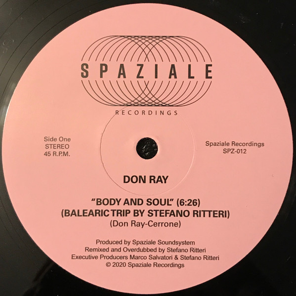 Don Ray - Body And Soul | Spaziale Recordings (SPZ-012) - 4